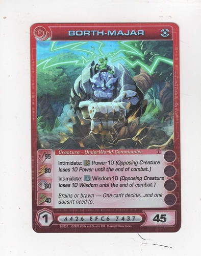 Chaotic underworld super rare - chaotic,