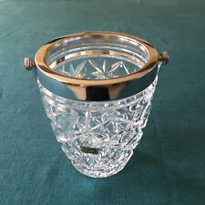 Seau à glaçon en cristal et