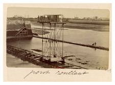 France, Saint Malo, Pont Roulant, Tirage vintage, ca.1870 France, Saint Malo, Po
