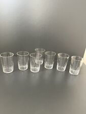 Lot de 7 Gobelets En Cristal