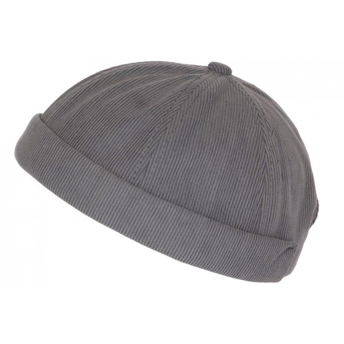 Bonnet docker velours - bonnet, gris