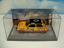 DIORAMA STYLE ROUTE BLEUE RENAULT 5 ALPINE TURBO CALBERSON  RALLYE  boite  1/43