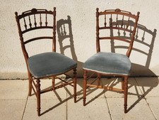 2 chaises anciennes style