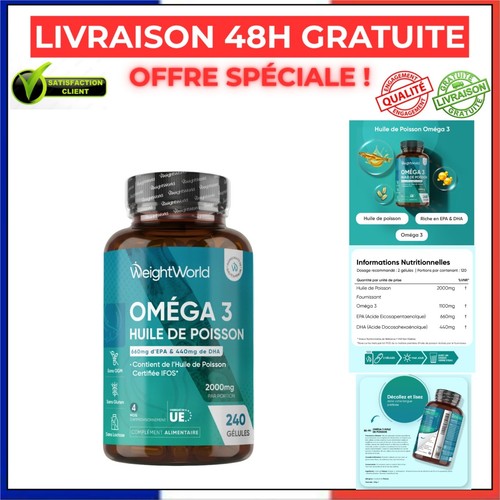 Oméga huile poisson - 3, de