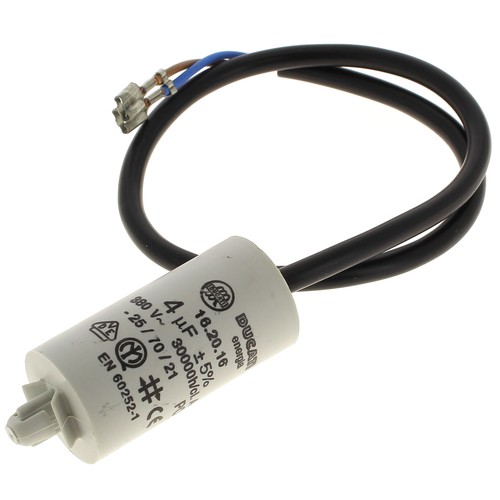 Condensateur 4µf 400v fils - 400v, +