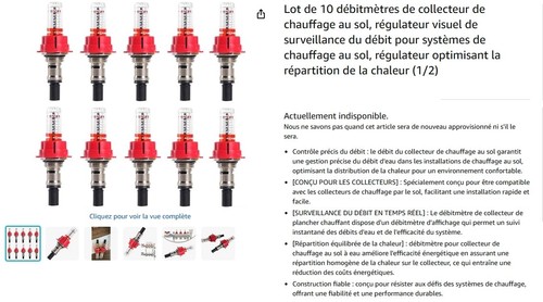 Lot débimètres pour - lot,