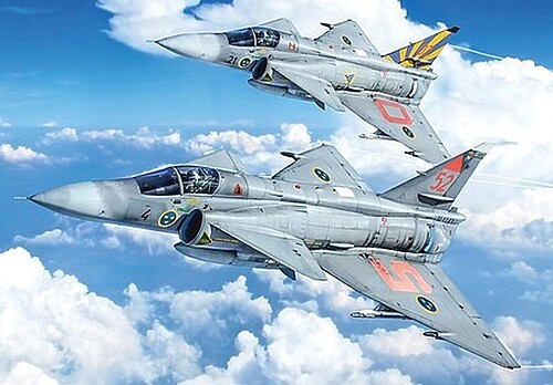 Italeri saab ja37 aj37 viggen - saab, ja37/aj37