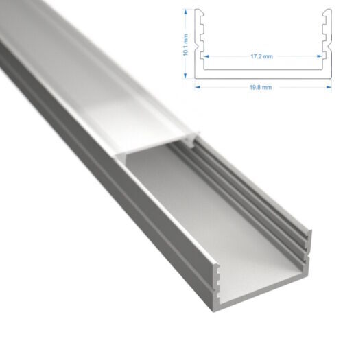 Aluminium profil barrette rail - aluminium,