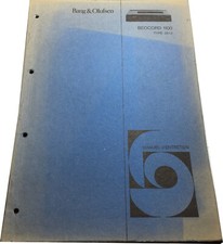 Manuel Bang & Olufsen pour BEOCORD 1100