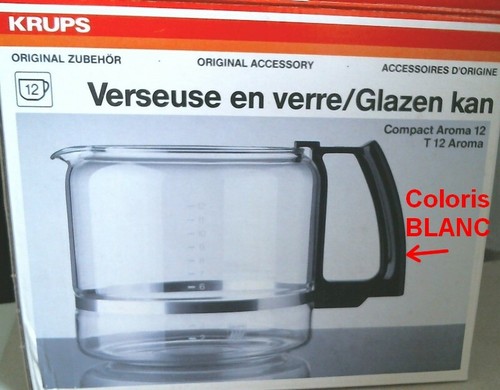 Verseuse verre 12t blanc - verseuse,