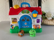325⚜️ Jouet Bébé D'éveil Fisher Price La Maison Animée de Puppy Sons et Lumineux