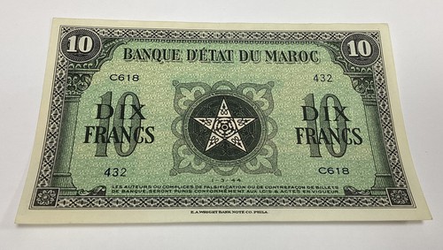 Billet francs banque - 10,
