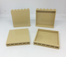 LEGO : 4x Panneau Mur 1 x 6 x