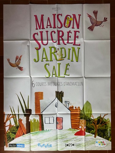 Affiche maison sucree jardin - sucree,