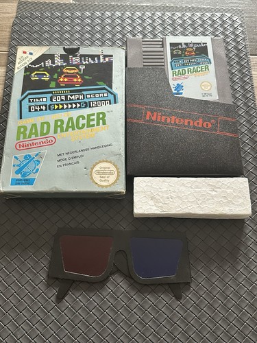 Jeu nintendo nes rad - nes, racer