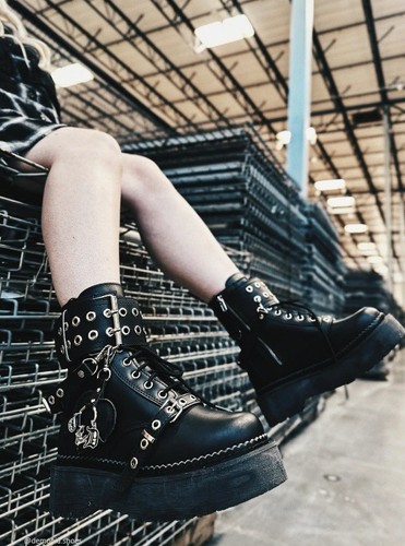 Black punk goth alt - goth,