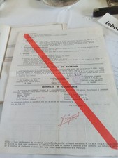 Dossier D  Origine Ducati 350 Marck Desmo 1970 Certificat Homologation...