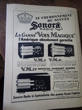 SONORA RADIO gamme VOIX
