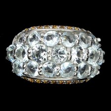 925 Bague en Argent Rond