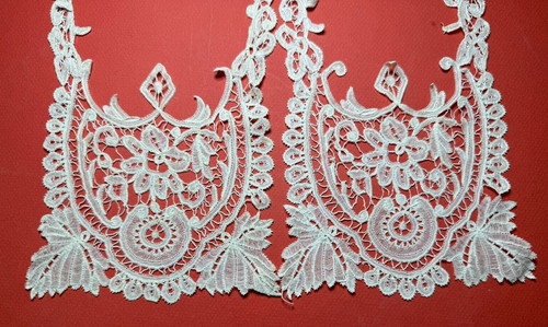 Dentelle ancienne 2 pièces - dentelle,
