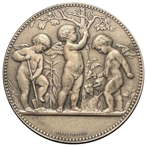 Médaille argent société - médaille, "