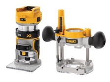 DEWALT DCW604NT XR Routeur À Double Base 1/4in 18V Unité Nue DEWDCW604NT