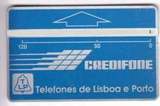 EUROPE TELECARTE / PHONECARD .. PORTUGAL 120U L&G 910H TLP V° NOIR NOTCHED 