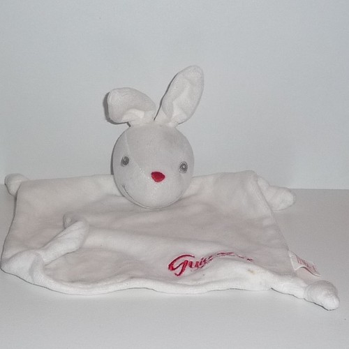 Doudou lapin guigoz - lapin, blanc
