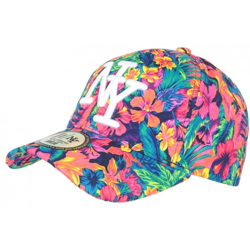 Casquette orange bleue - ny,