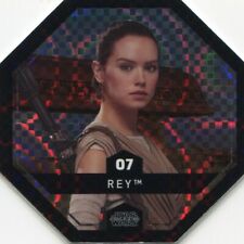 Jeton STAR WARS Rogue One Cosmic Shells LECLERC 2016 #07 REY FOIL