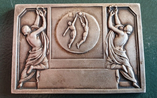 Plaquette bronze argenté - plaquette,