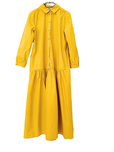 Zara coton poplin - maxi, robe