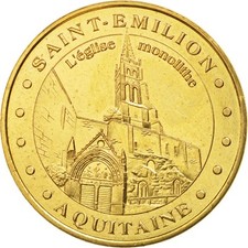 France, Jeton, Tourist Token, 33/ Saint-Emilion - Eglise, 2014, Monnaie de