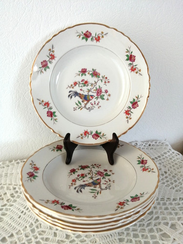 Anciennes assiettes creuses - anciennes,