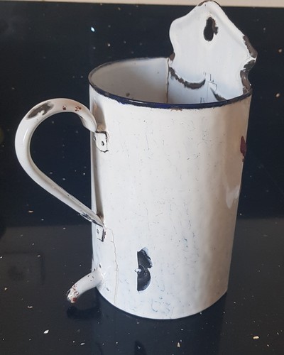Ancien pot lavement fleurs - pot,