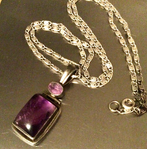 Argent massif ancien - argent, collier