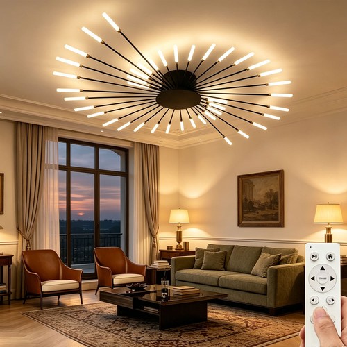 Lustre plafond rayonnant - lustre,
