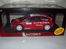 Autoart 1/18 Citroen C4 WRC 2007 Monte Carlo Rally Winner #1 Sebastien Loeb