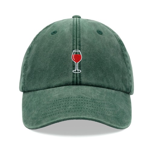 Rouge bordeaux verre casquette - rouge,