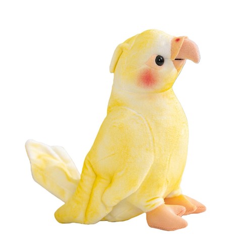 Perroquet jaune peluche - perroquet,