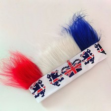 Accessoires de pom-pom girl pour jeux de football bandeau en tissu tricoté conf