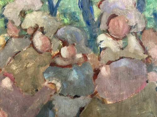 Belle peinture abstrait huile - peinture,