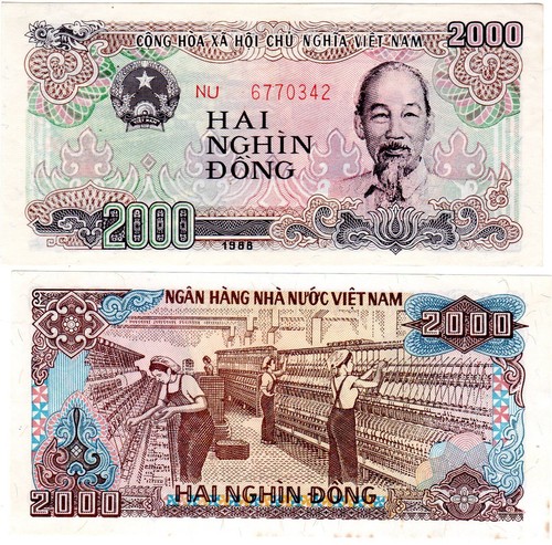 Vietnam viet nam billet 2000 - nam,