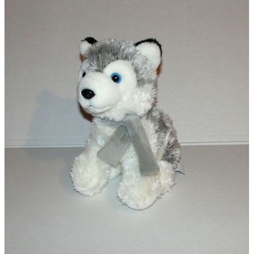 Peluche chien bébé husky - peluche,