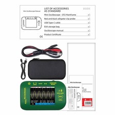 Oscilloscope portatif haute performance pour tâches de mesure électronique