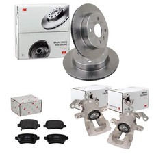 NK Disques 240mm+Revêtements+Étriers Arrière Convient pour Opel Meriva A