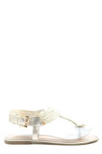 BUFFALO LONDON Sandales Dianette Dames Sandales T EU 37 doré-argenté