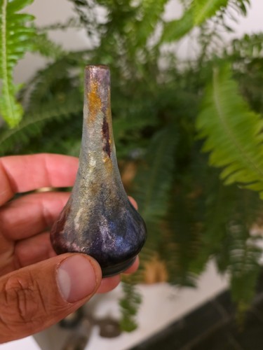 Vase soliflore ancien signé