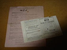 Ancien Mode d'emploi de chargeurs de batterie  MEA