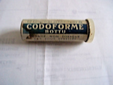Ancien tube de comprimés CODOFORME BOTTU , en tôle,  médicaments, pharmacie